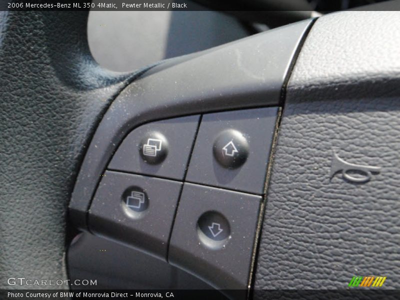 Pewter Metallic / Black 2006 Mercedes-Benz ML 350 4Matic
