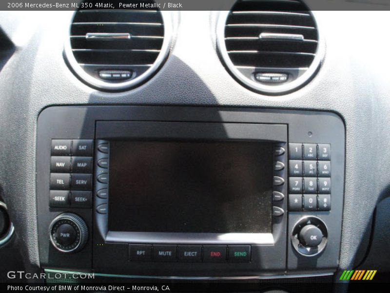 Pewter Metallic / Black 2006 Mercedes-Benz ML 350 4Matic