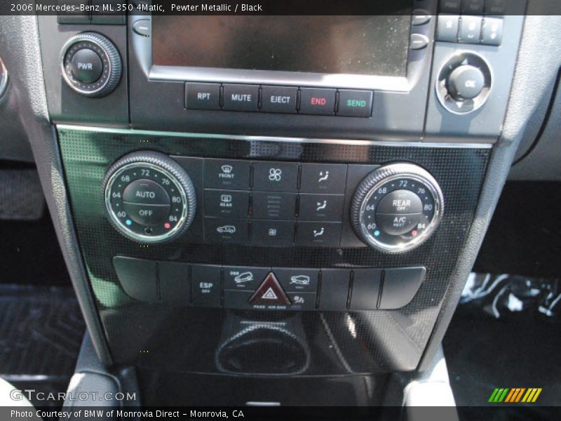 Pewter Metallic / Black 2006 Mercedes-Benz ML 350 4Matic