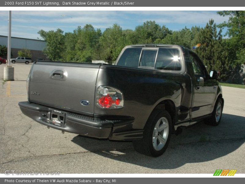 Dark Shadow Grey Metallic / Black/Silver 2003 Ford F150 SVT Lightning