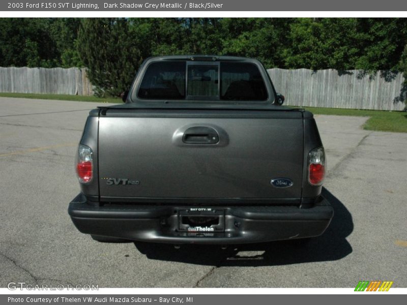 Dark Shadow Grey Metallic / Black/Silver 2003 Ford F150 SVT Lightning