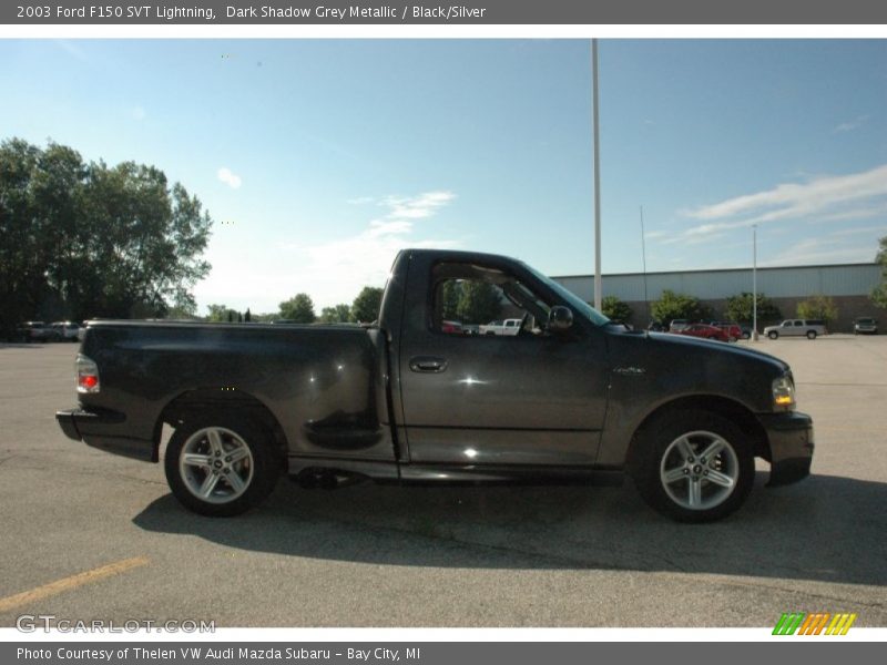 Dark Shadow Grey Metallic / Black/Silver 2003 Ford F150 SVT Lightning