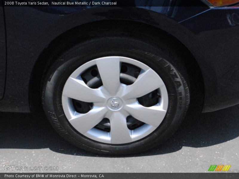 Nautical Blue Metallic / Dark Charcoal 2008 Toyota Yaris Sedan