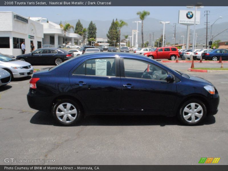 Nautical Blue Metallic / Dark Charcoal 2008 Toyota Yaris Sedan