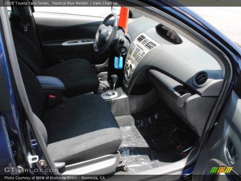 Nautical Blue Metallic / Dark Charcoal 2008 Toyota Yaris Sedan