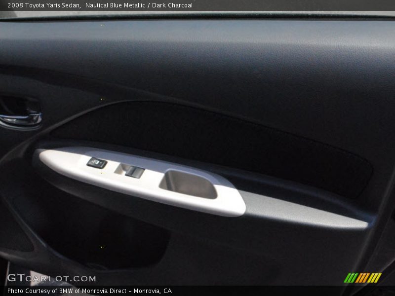 Nautical Blue Metallic / Dark Charcoal 2008 Toyota Yaris Sedan