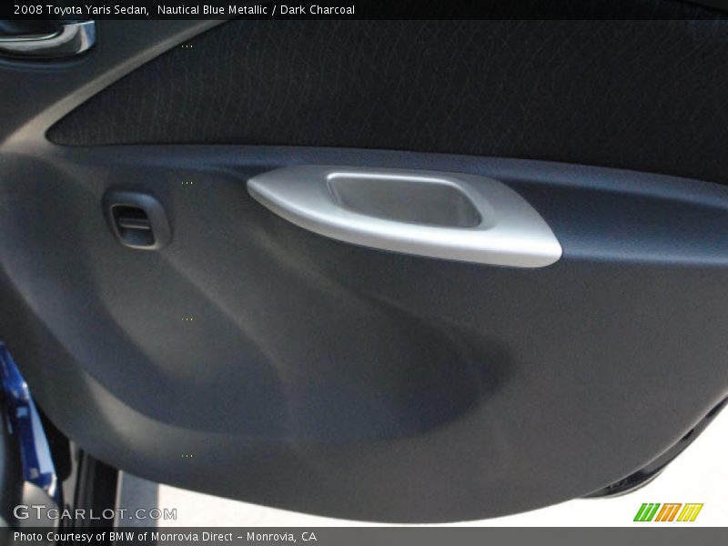 Nautical Blue Metallic / Dark Charcoal 2008 Toyota Yaris Sedan