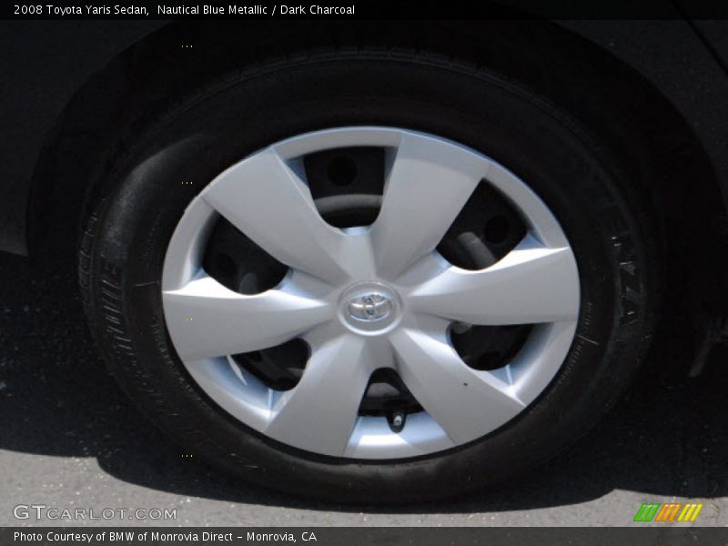 Nautical Blue Metallic / Dark Charcoal 2008 Toyota Yaris Sedan
