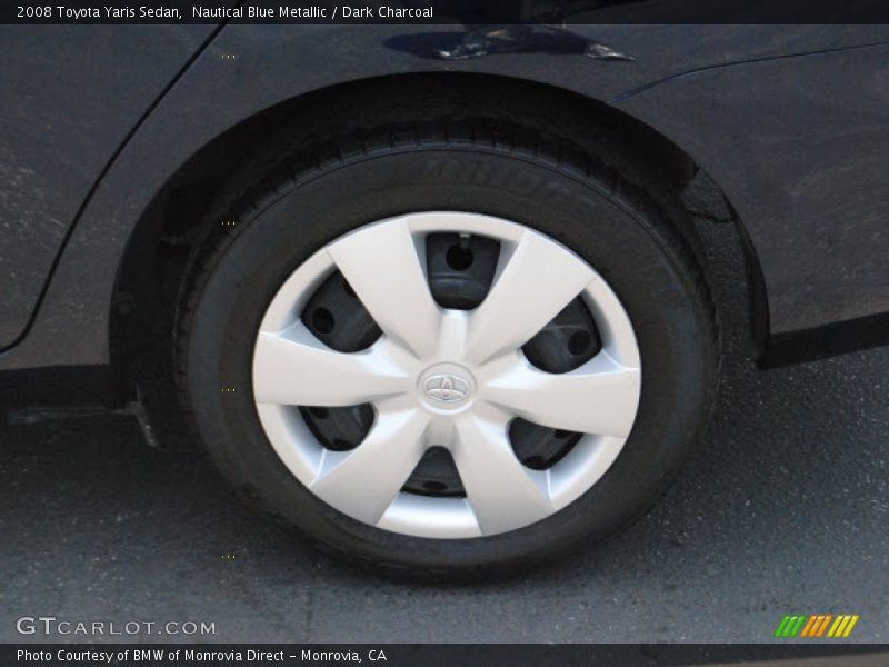 Nautical Blue Metallic / Dark Charcoal 2008 Toyota Yaris Sedan