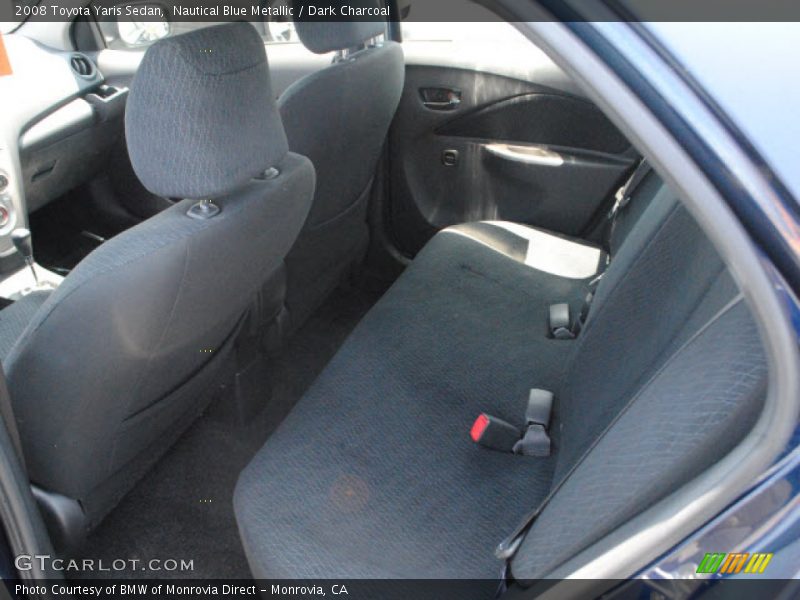 Nautical Blue Metallic / Dark Charcoal 2008 Toyota Yaris Sedan