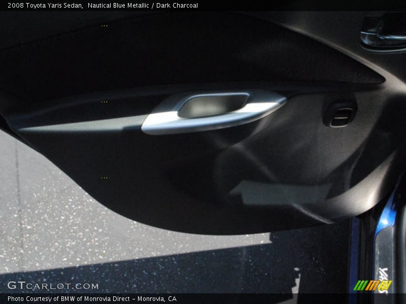 Nautical Blue Metallic / Dark Charcoal 2008 Toyota Yaris Sedan