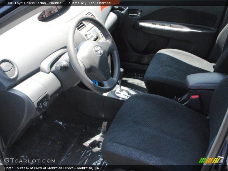 Nautical Blue Metallic / Dark Charcoal 2008 Toyota Yaris Sedan