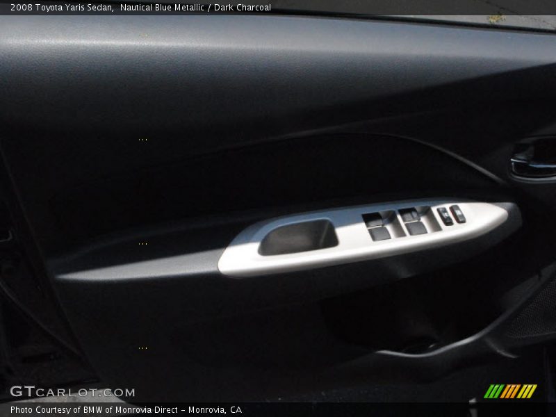 Nautical Blue Metallic / Dark Charcoal 2008 Toyota Yaris Sedan
