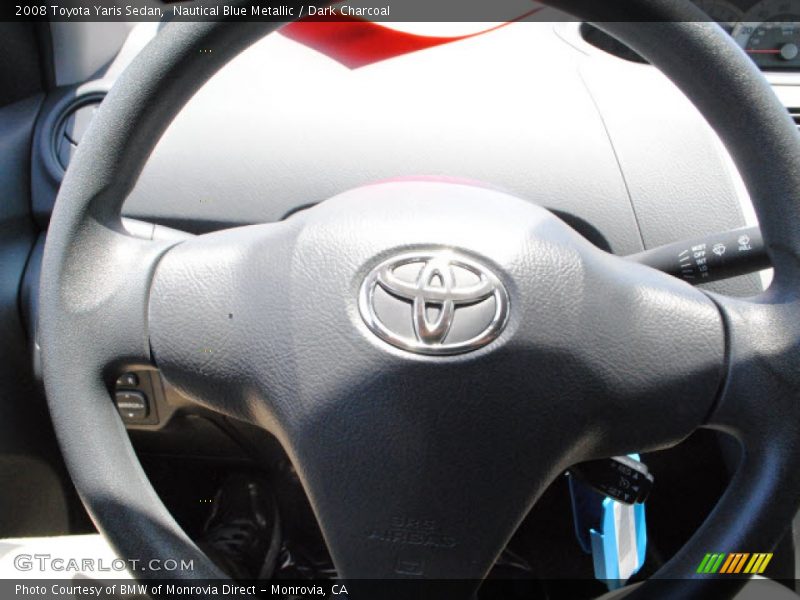 Nautical Blue Metallic / Dark Charcoal 2008 Toyota Yaris Sedan