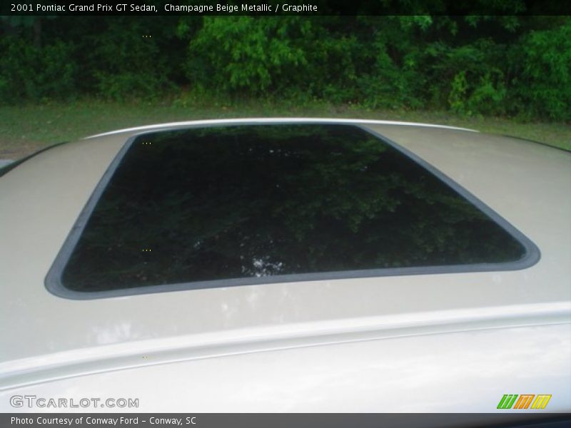 Champagne Beige Metallic / Graphite 2001 Pontiac Grand Prix GT Sedan