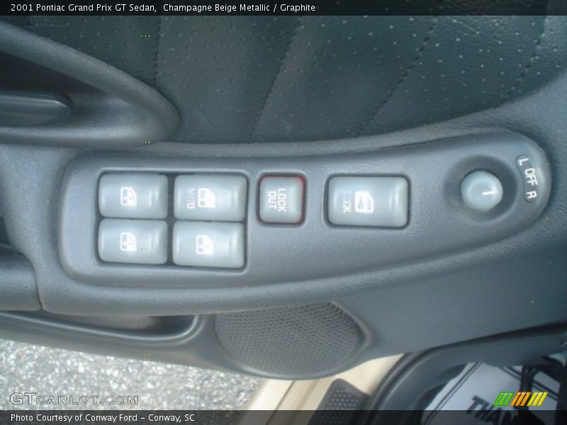 Champagne Beige Metallic / Graphite 2001 Pontiac Grand Prix GT Sedan
