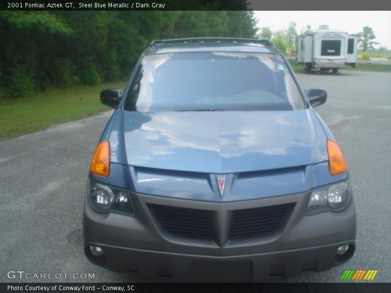 Steel Blue Metallic / Dark Gray 2001 Pontiac Aztek GT