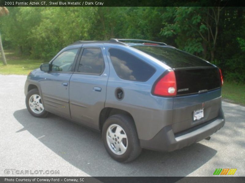 Steel Blue Metallic / Dark Gray 2001 Pontiac Aztek GT
