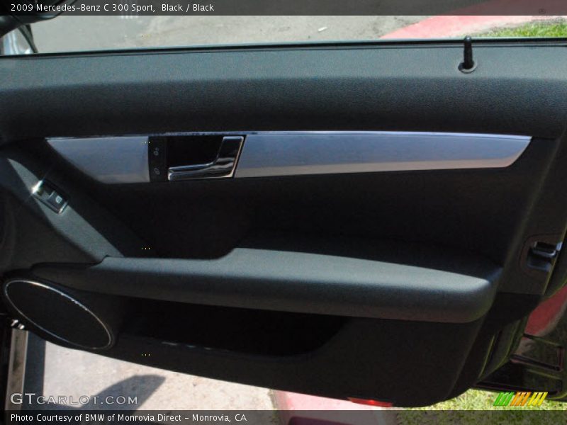 Black / Black 2009 Mercedes-Benz C 300 Sport