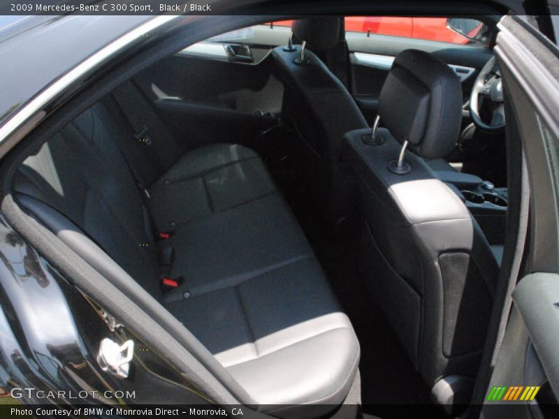 Black / Black 2009 Mercedes-Benz C 300 Sport