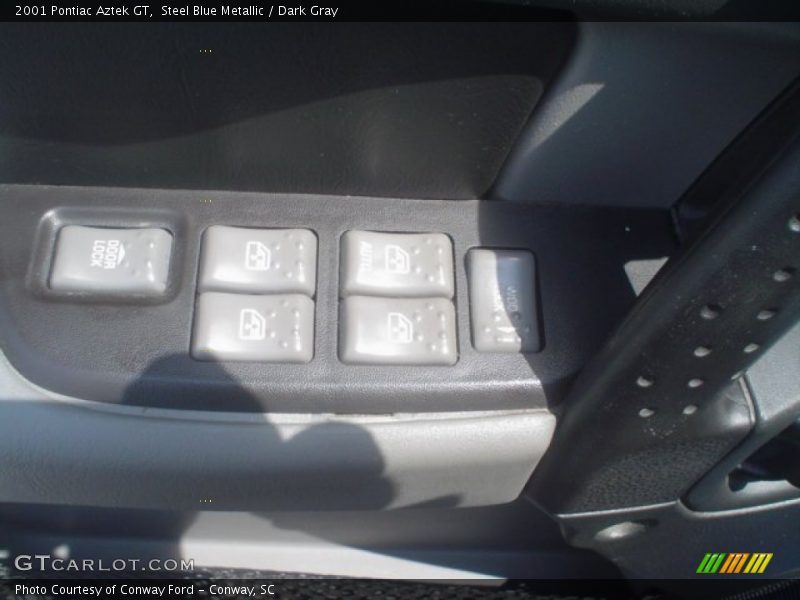 Steel Blue Metallic / Dark Gray 2001 Pontiac Aztek GT