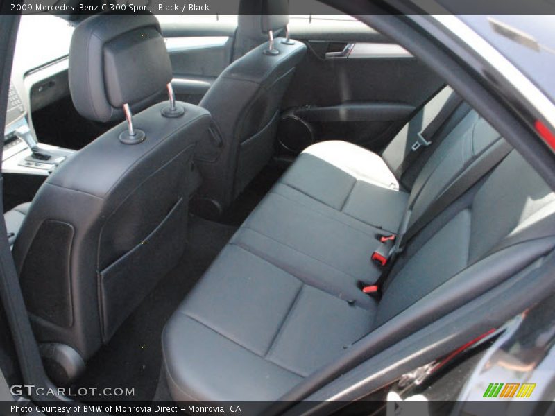 Black / Black 2009 Mercedes-Benz C 300 Sport