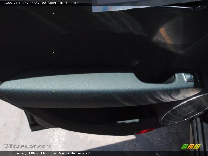 Black / Black 2009 Mercedes-Benz C 300 Sport