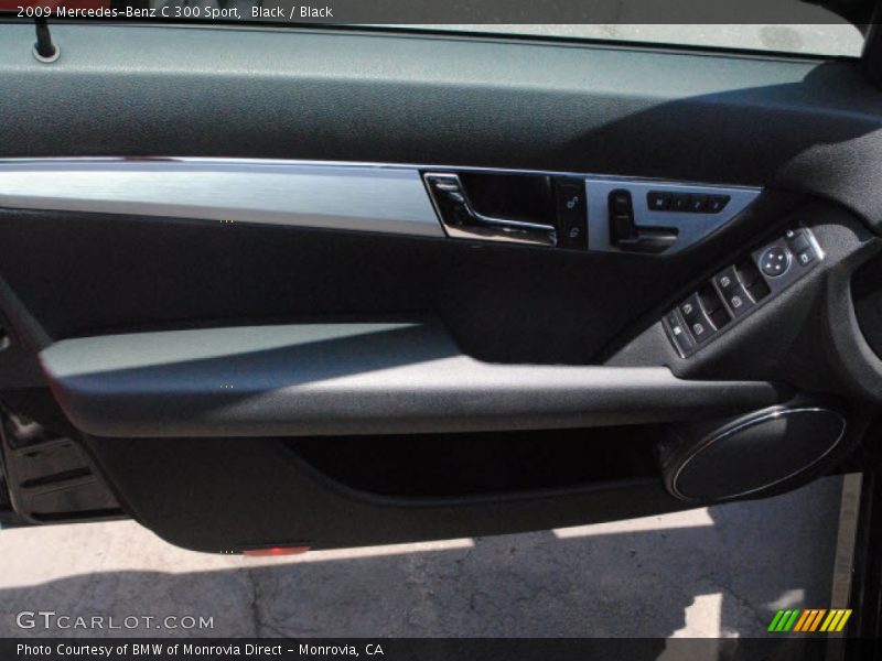 Black / Black 2009 Mercedes-Benz C 300 Sport