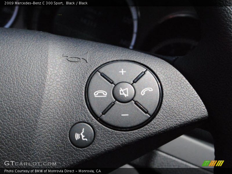 Black / Black 2009 Mercedes-Benz C 300 Sport