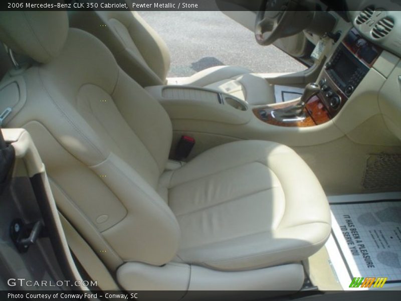 Pewter Metallic / Stone 2006 Mercedes-Benz CLK 350 Cabriolet