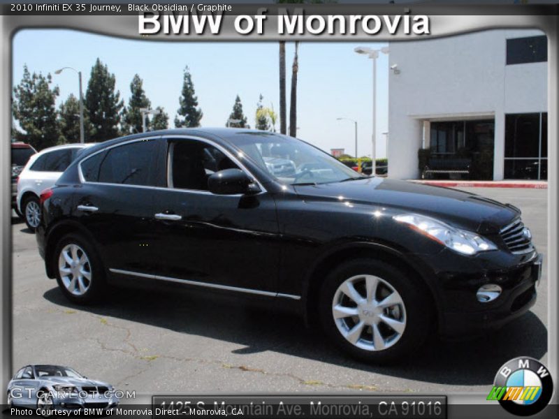 Black Obsidian / Graphite 2010 Infiniti EX 35 Journey