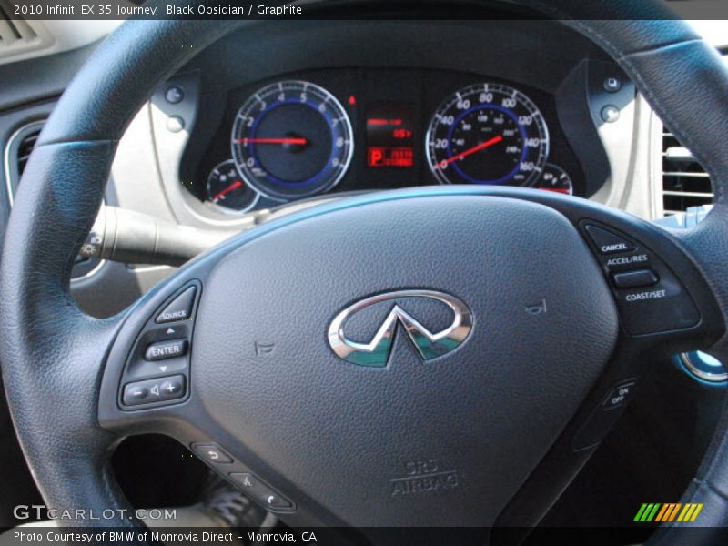 Black Obsidian / Graphite 2010 Infiniti EX 35 Journey