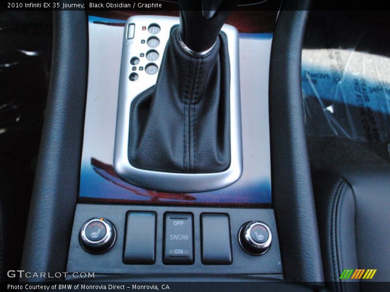 Black Obsidian / Graphite 2010 Infiniti EX 35 Journey
