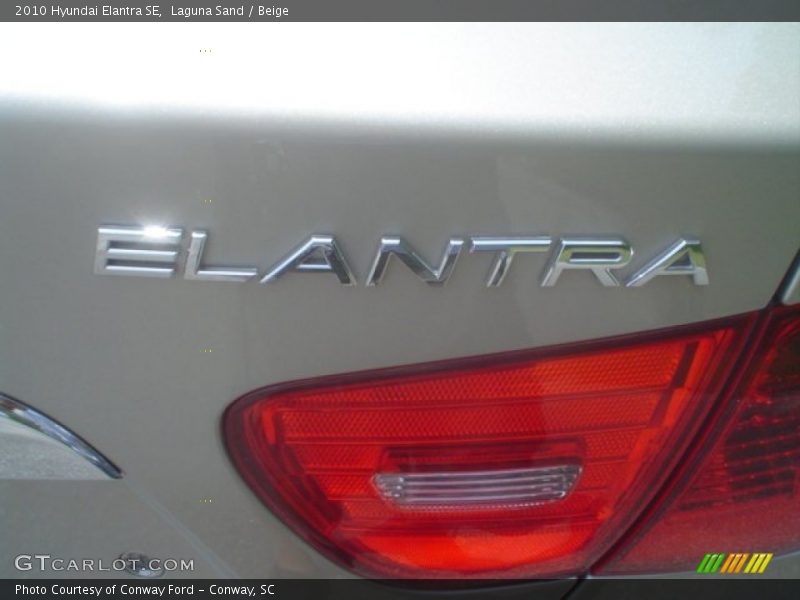 Laguna Sand / Beige 2010 Hyundai Elantra SE