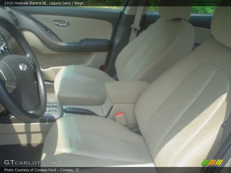 Laguna Sand / Beige 2010 Hyundai Elantra SE