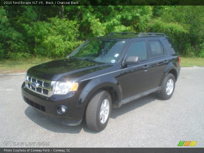 Black / Charcoal Black 2010 Ford Escape XLT V6