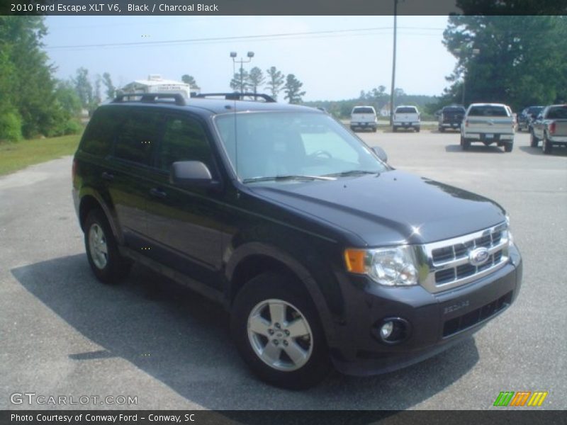 Black / Charcoal Black 2010 Ford Escape XLT V6