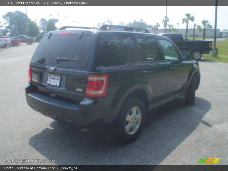 Black / Charcoal Black 2010 Ford Escape XLT V6