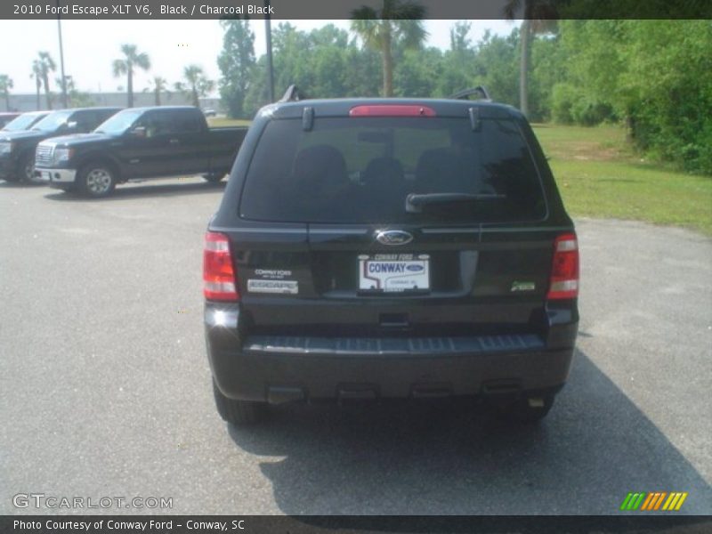 Black / Charcoal Black 2010 Ford Escape XLT V6