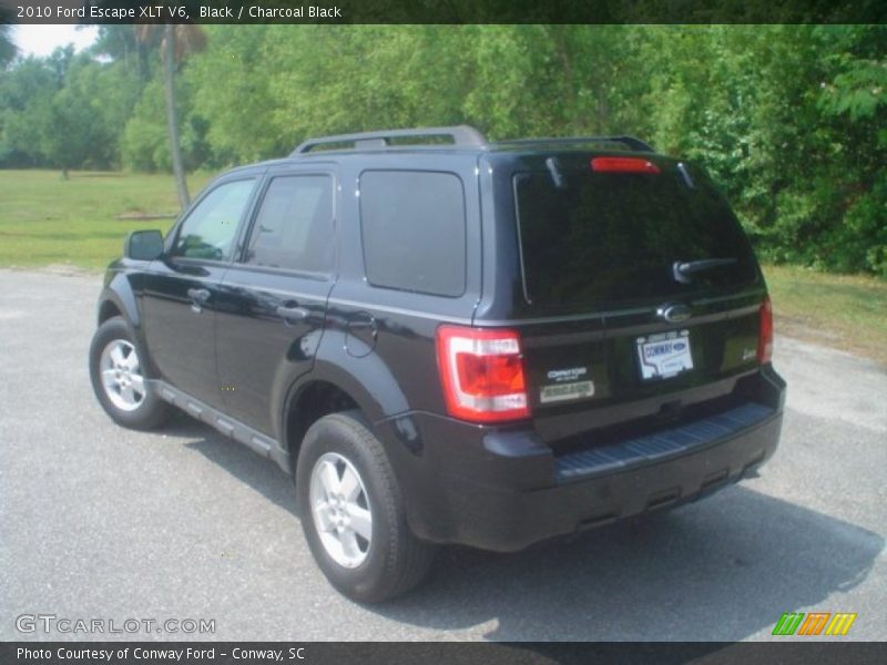 Black / Charcoal Black 2010 Ford Escape XLT V6