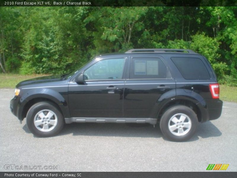 Black / Charcoal Black 2010 Ford Escape XLT V6