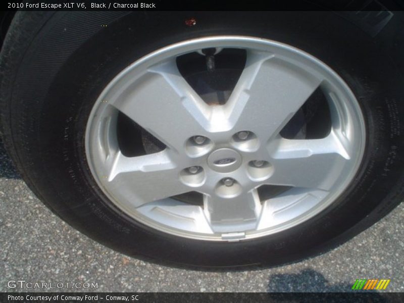 Black / Charcoal Black 2010 Ford Escape XLT V6