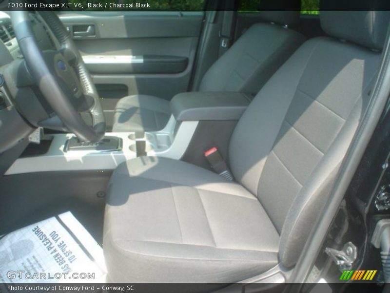 Black / Charcoal Black 2010 Ford Escape XLT V6
