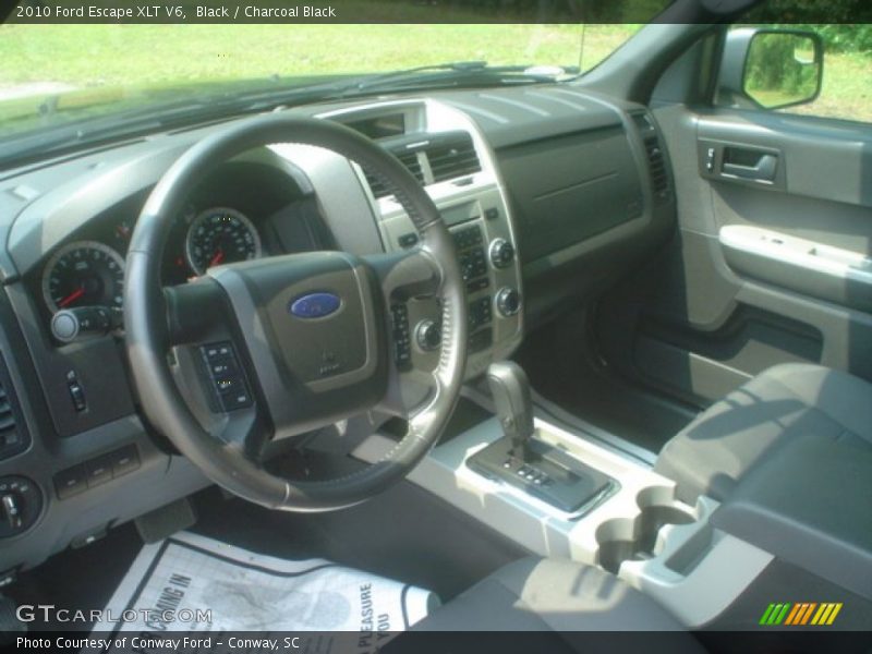 Black / Charcoal Black 2010 Ford Escape XLT V6