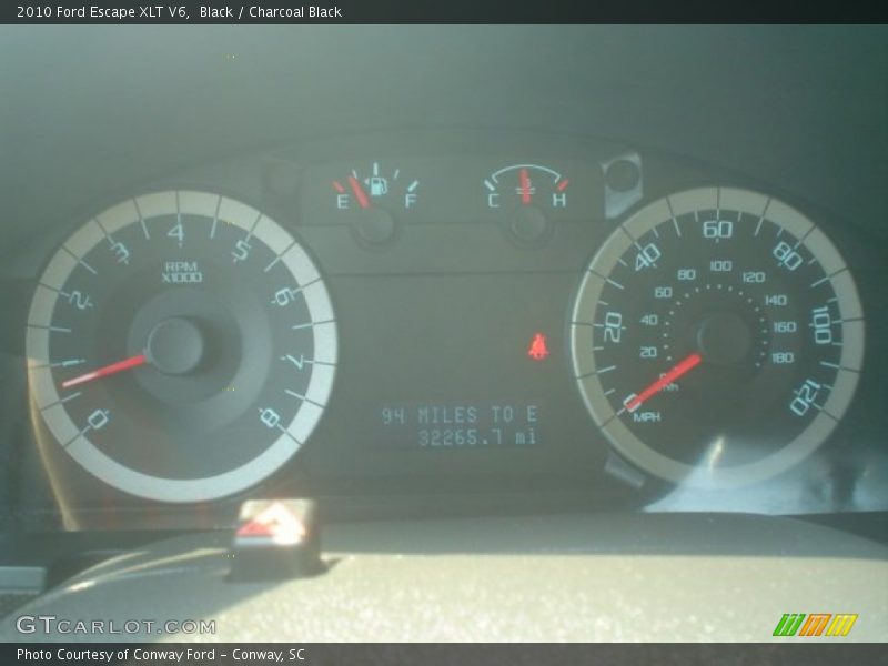 Black / Charcoal Black 2010 Ford Escape XLT V6