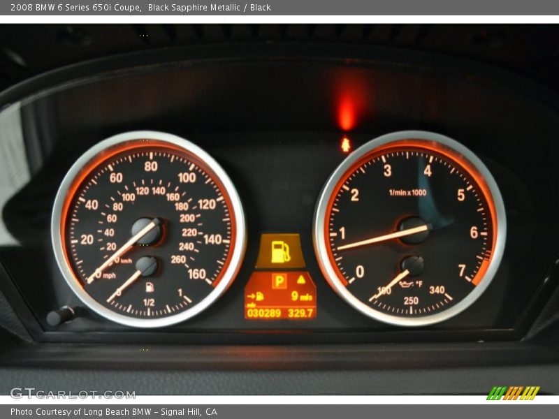  2008 6 Series 650i Coupe 650i Coupe Gauges
