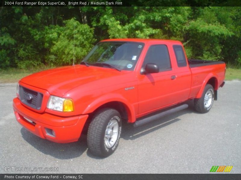 Bright Red / Medium Dark Flint 2004 Ford Ranger Edge SuperCab