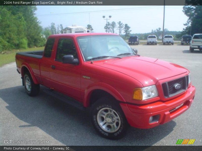 Bright Red / Medium Dark Flint 2004 Ford Ranger Edge SuperCab