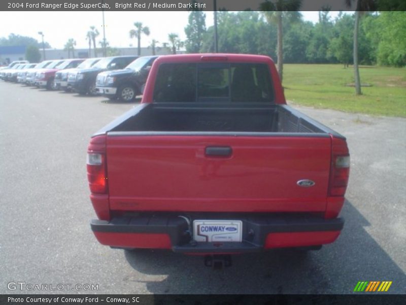 Bright Red / Medium Dark Flint 2004 Ford Ranger Edge SuperCab