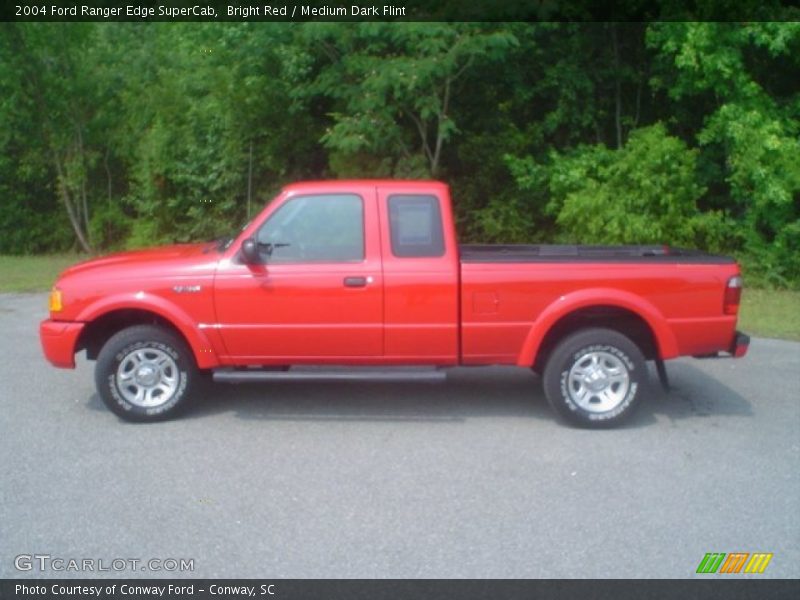 Bright Red / Medium Dark Flint 2004 Ford Ranger Edge SuperCab
